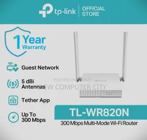TP-Link TL-WR820N 300 Mbps Single-Band Wi-Fi Router
