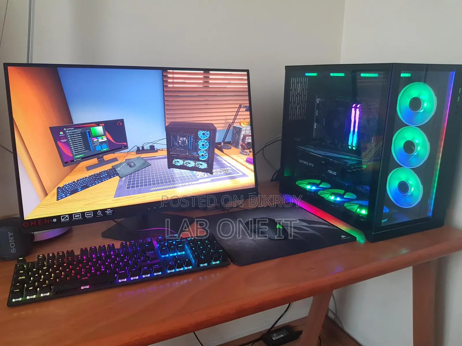 CORE I3 3RD GEN📣RAM 4GB📣SSD 128GB📣MOTH H61📣19" LED📣