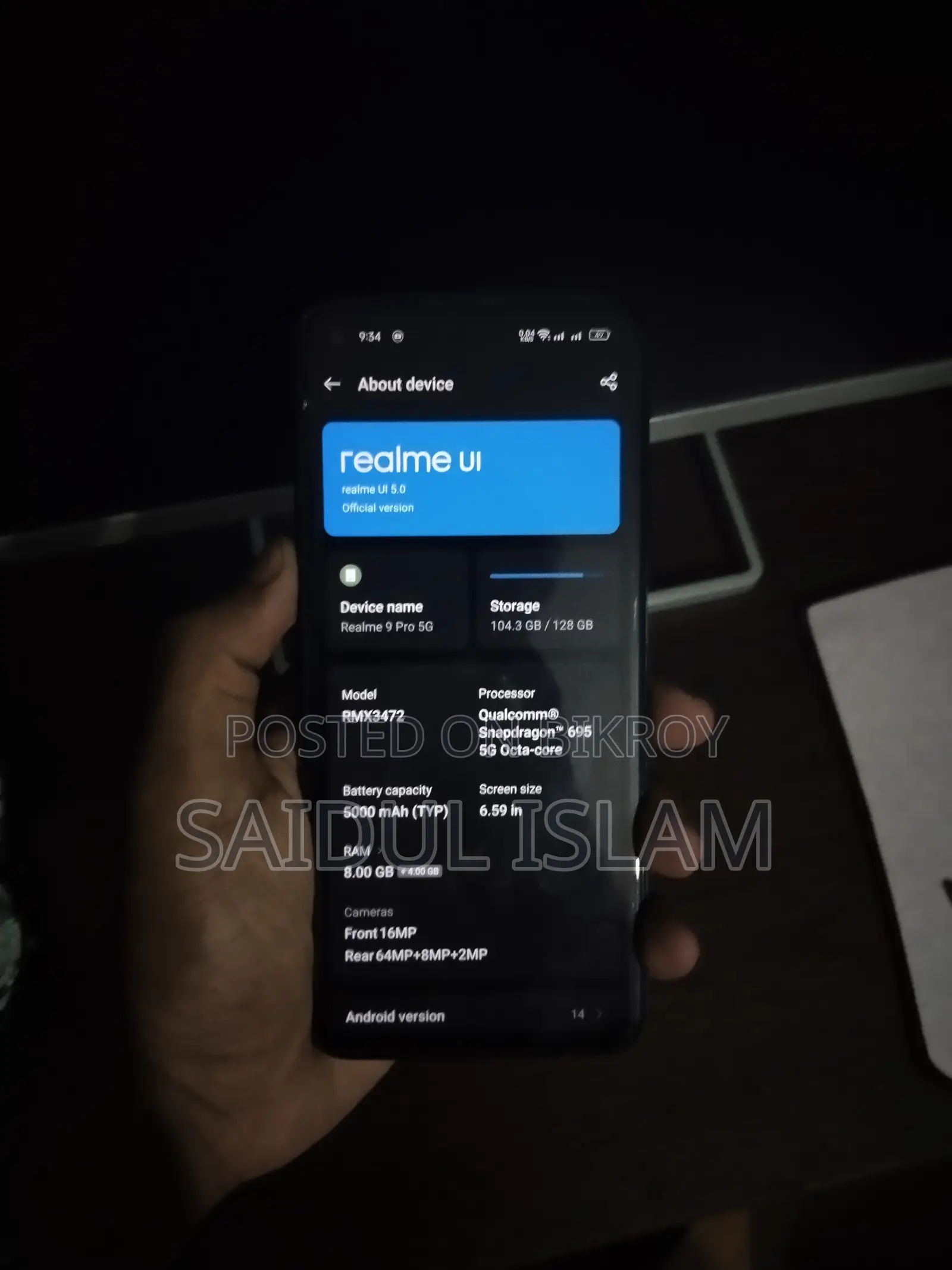 Realme 9 pro (Used)