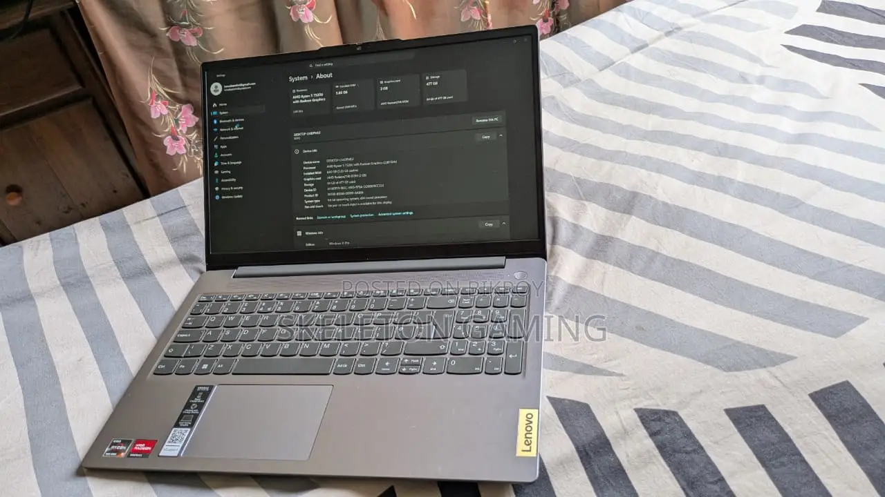 Laptop Lenovo Ideapad 3 8GB AMD Ryzen 5 SSD 512GB