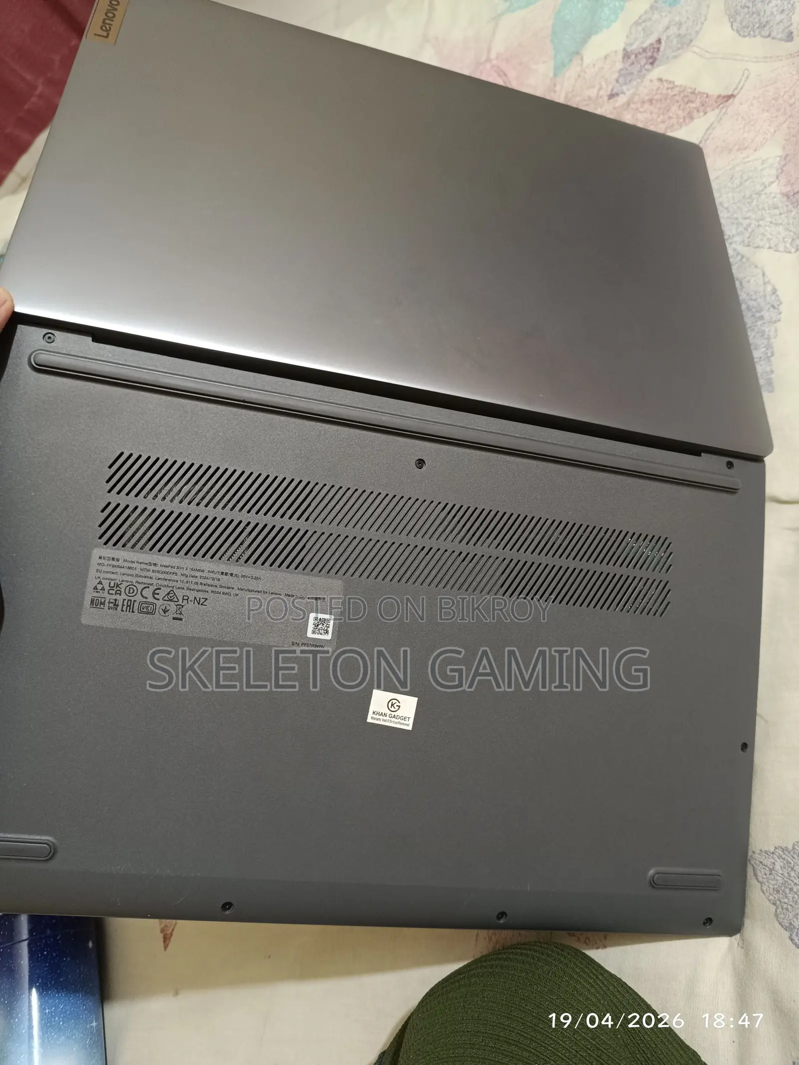 Laptop Lenovo Ideapad 3 8GB AMD Ryzen 5 SSD 512GB