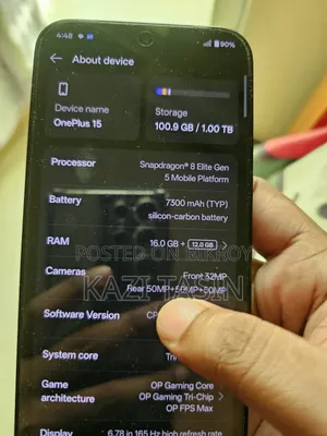 New OnePlus 15 1 TB Black