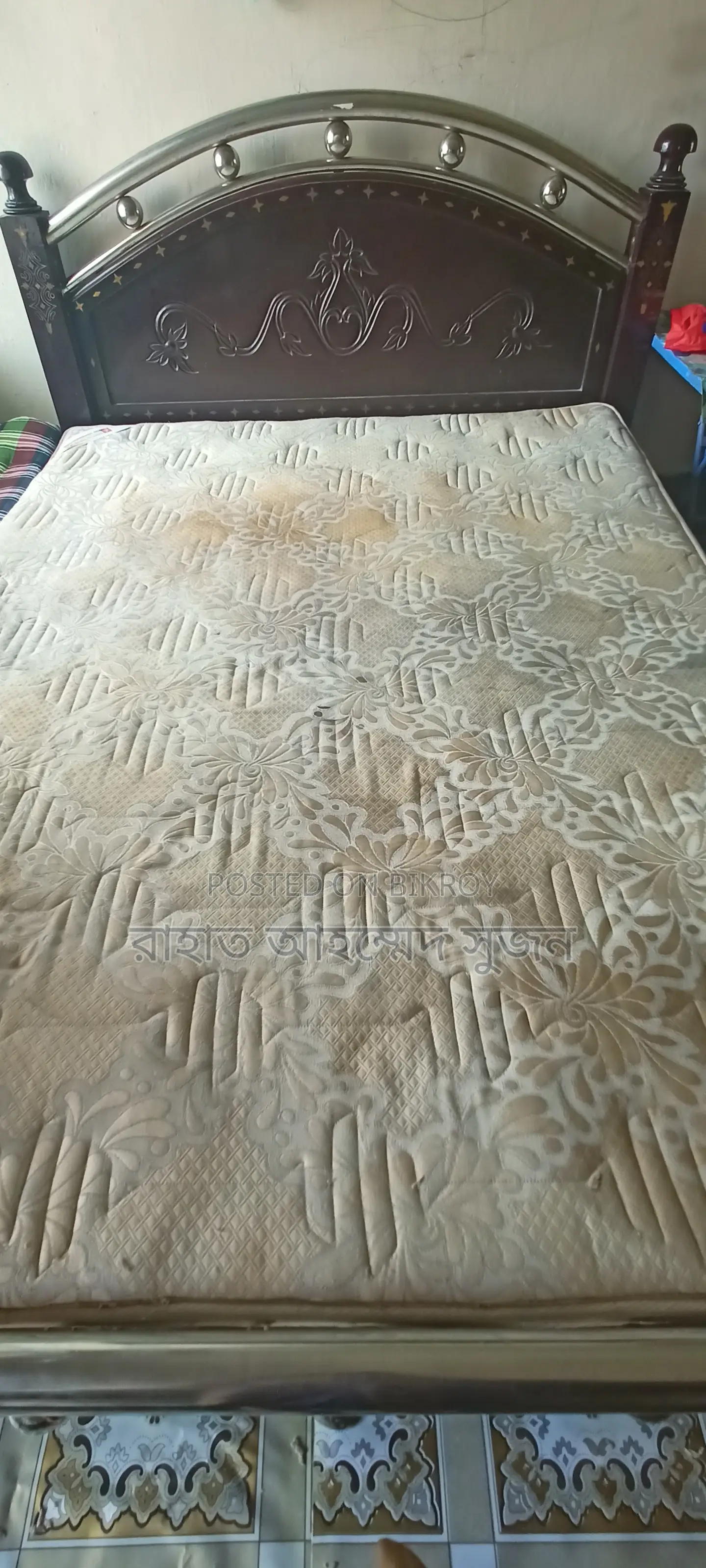 5/7 Bed ৫/৭ খাট ও ম্যাট্রেস
