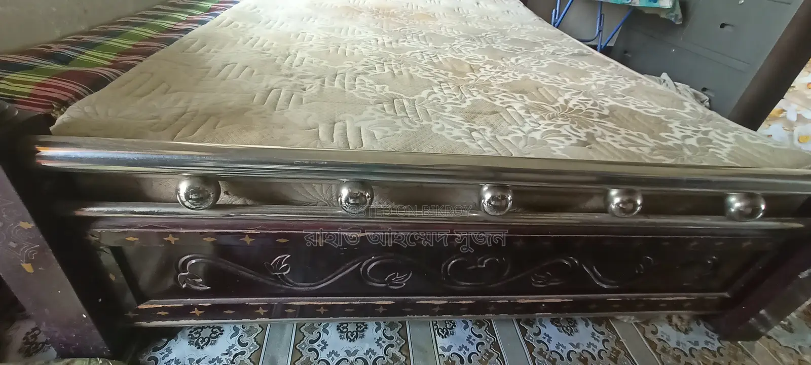 5/7 Bed ৫/৭ খাট ও ম্যাট্রেস
