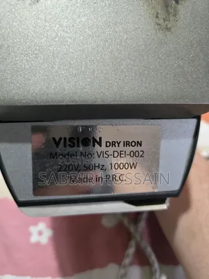 Vision 1000w Dry Iron