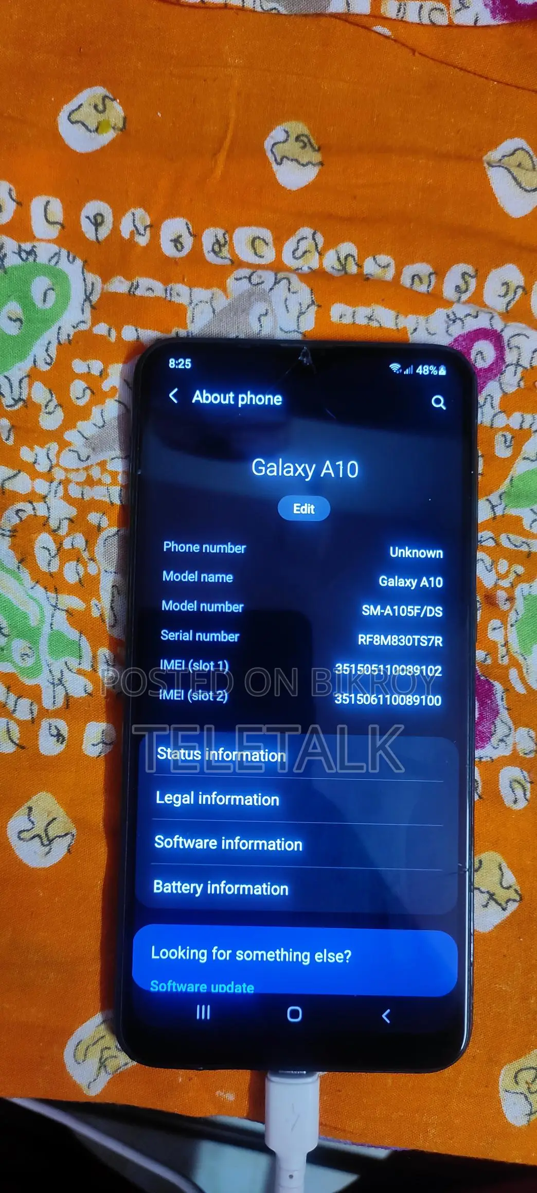 Samsung Galaxy A10 ram-2rom-32 (Used)