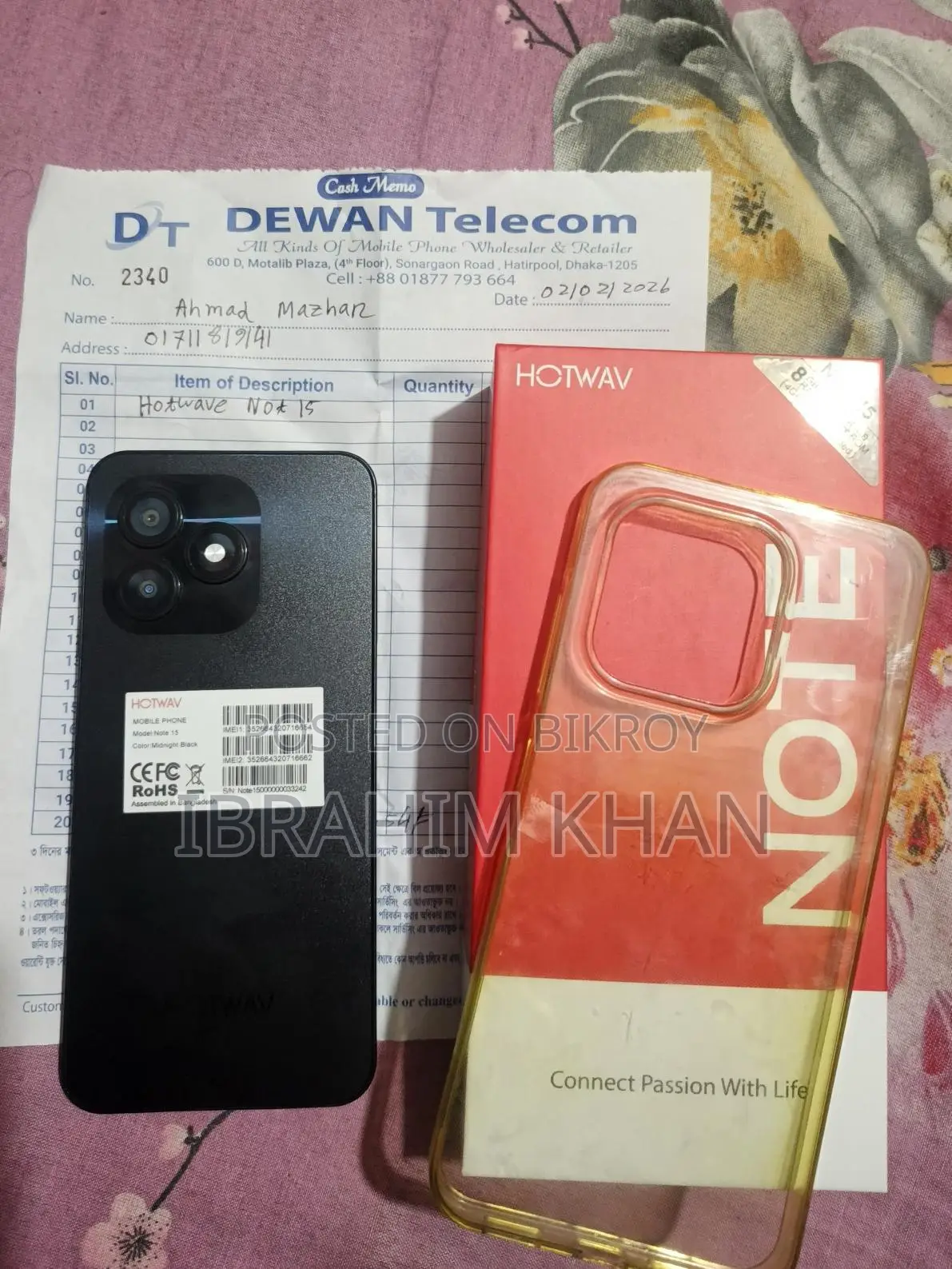 Hotwav Note 15 (Used)