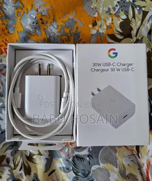 Google Pixel 7 Pro Original 30 Watt Charger and Data Cable