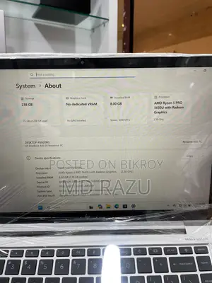 Used Laptop Product - Hp Elitbook 845 G8 Ryzen 5 Pro 5650u ♥