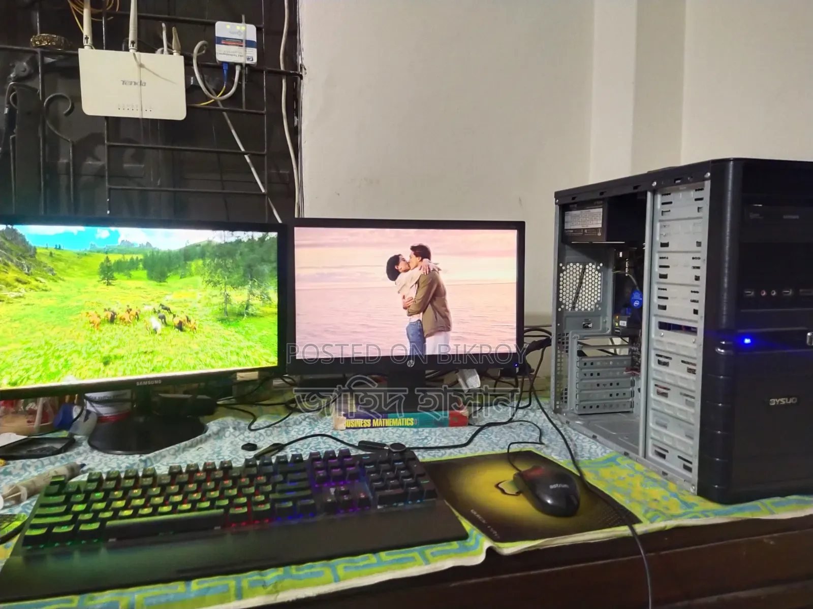 Desktop Computer 8GB Intel Core I5 HDD+SSD 500GB