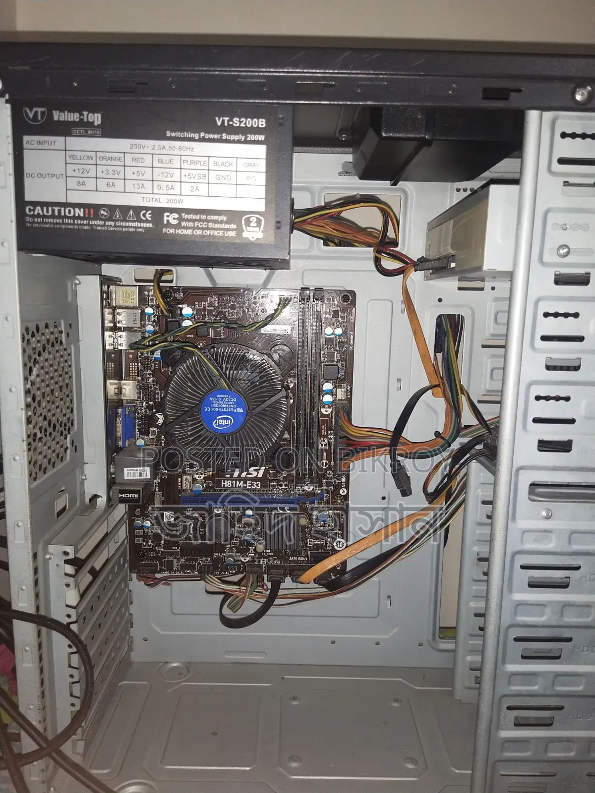 Desktop Computer 8GB Intel Core I5 HDD+SSD 500GB