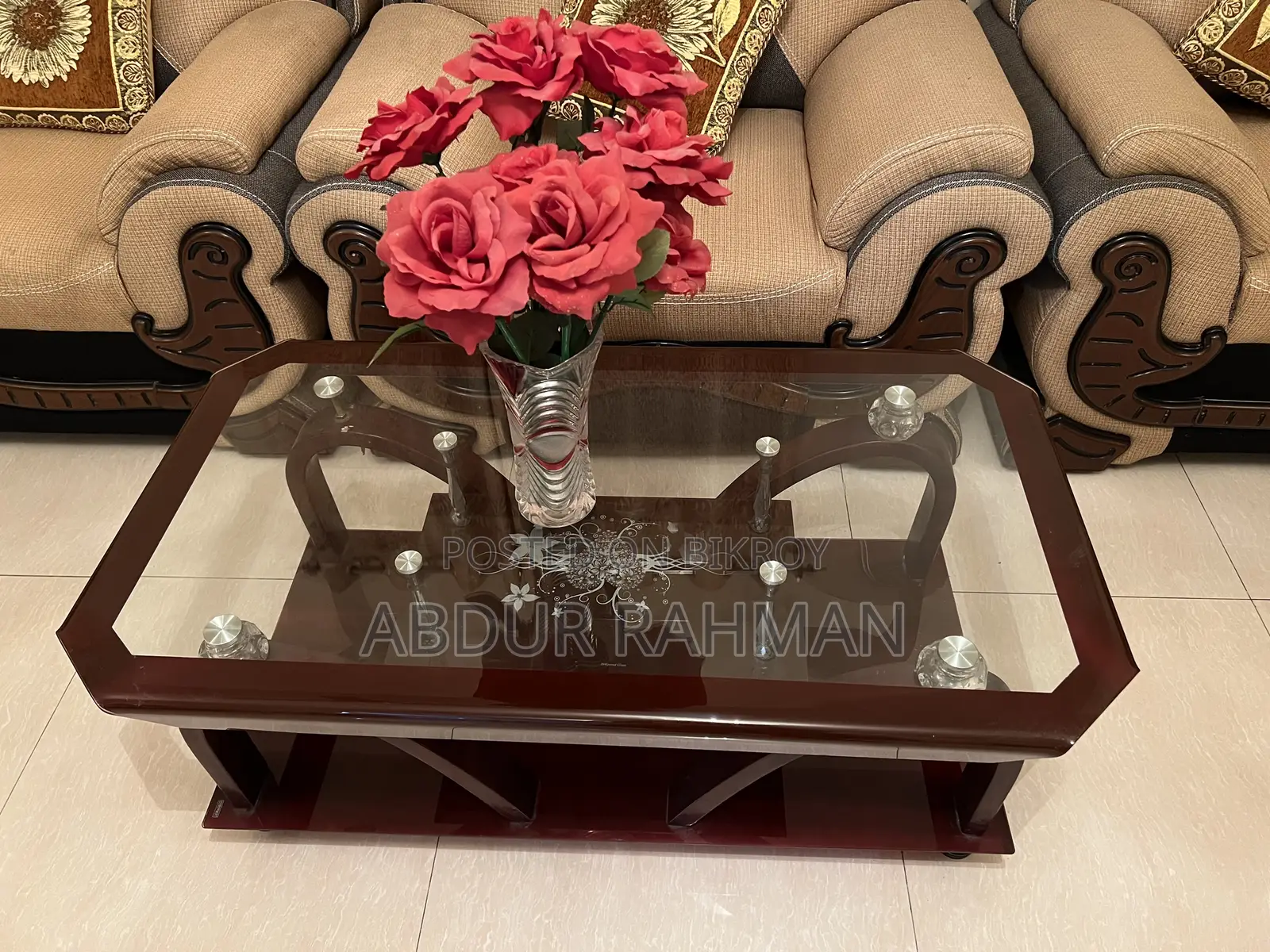 Teak Wood Sofa Set