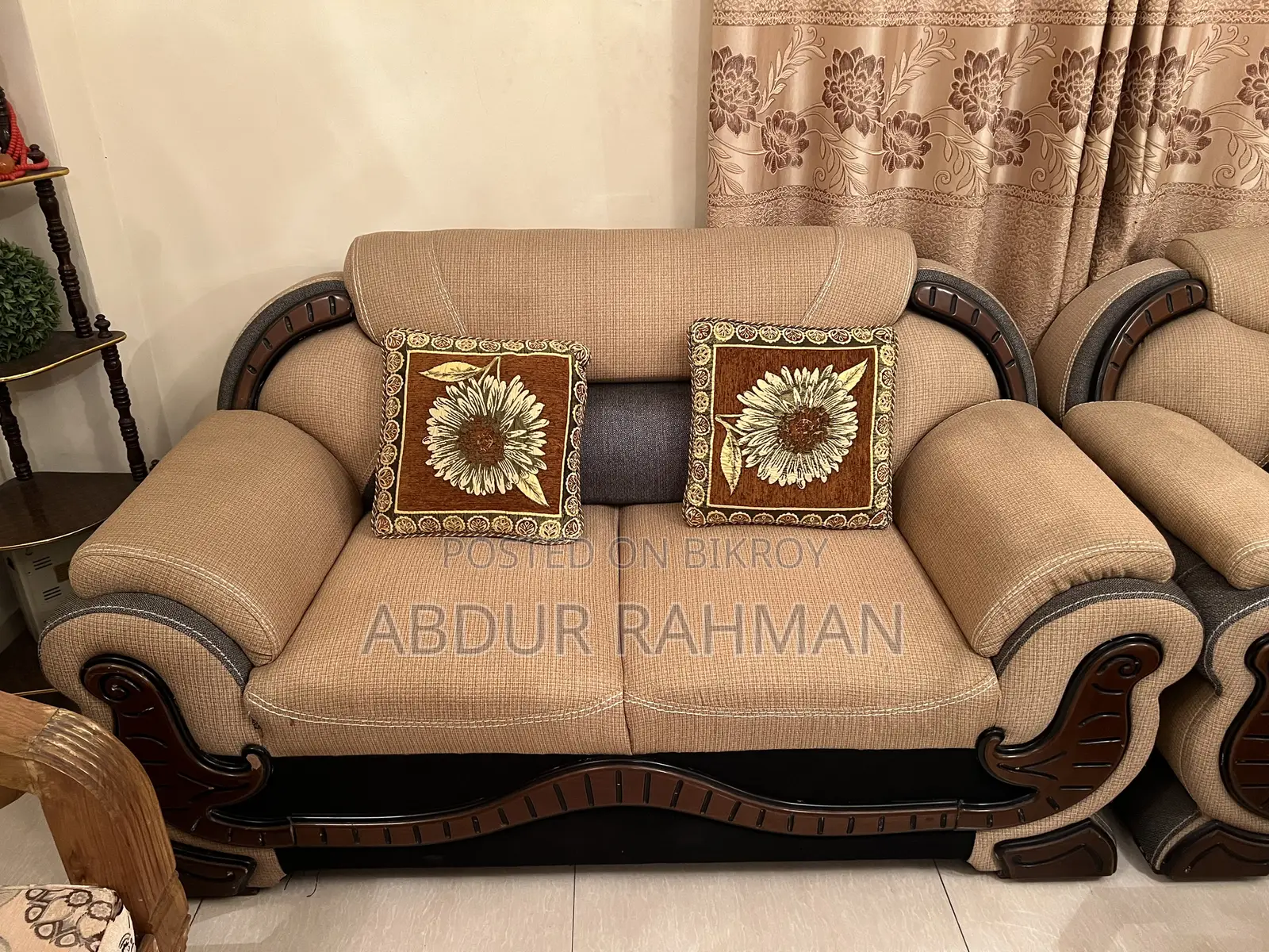 Teak Wood Sofa Set