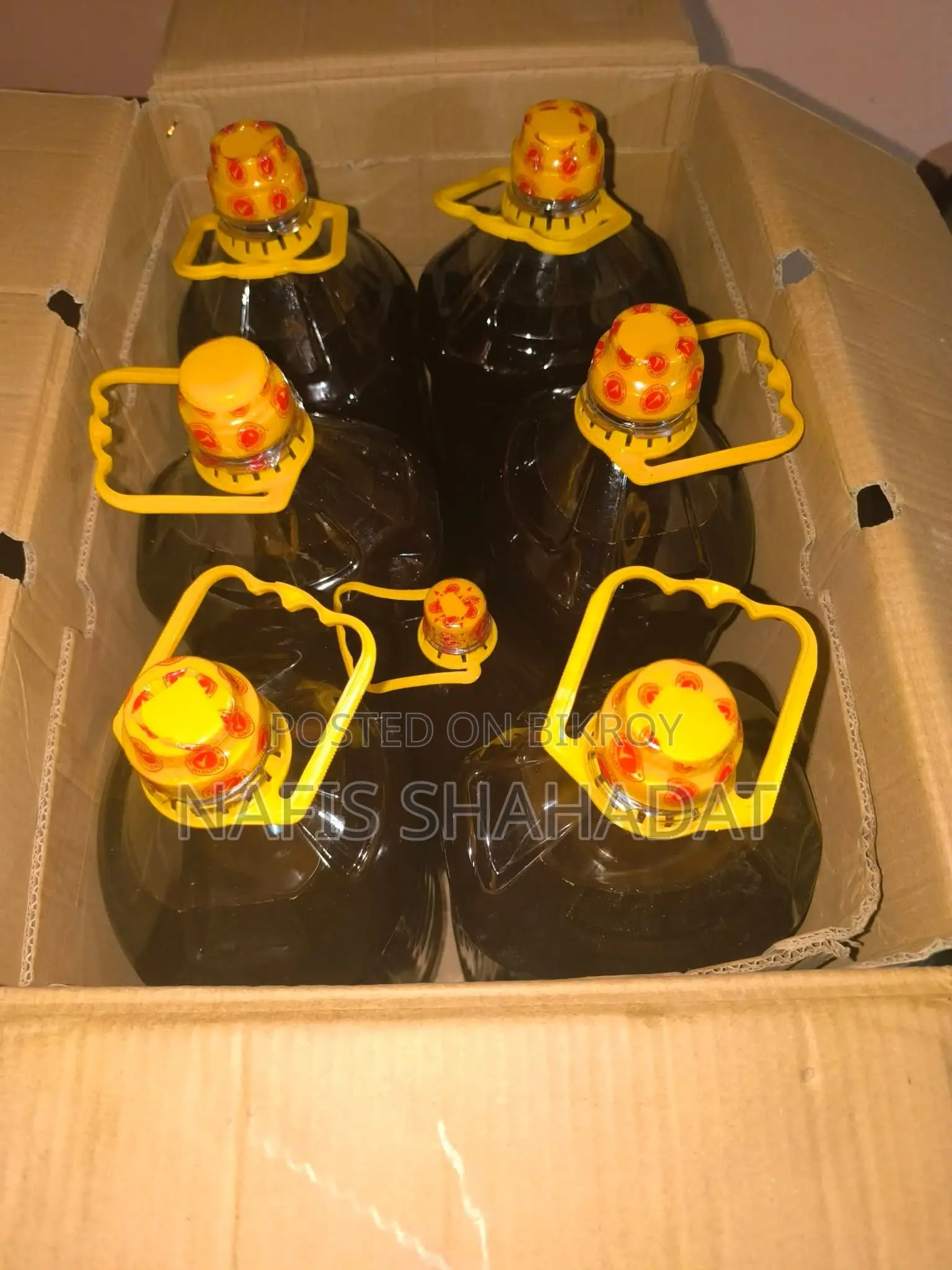 খাঁটি দেশি সরিষার তেল