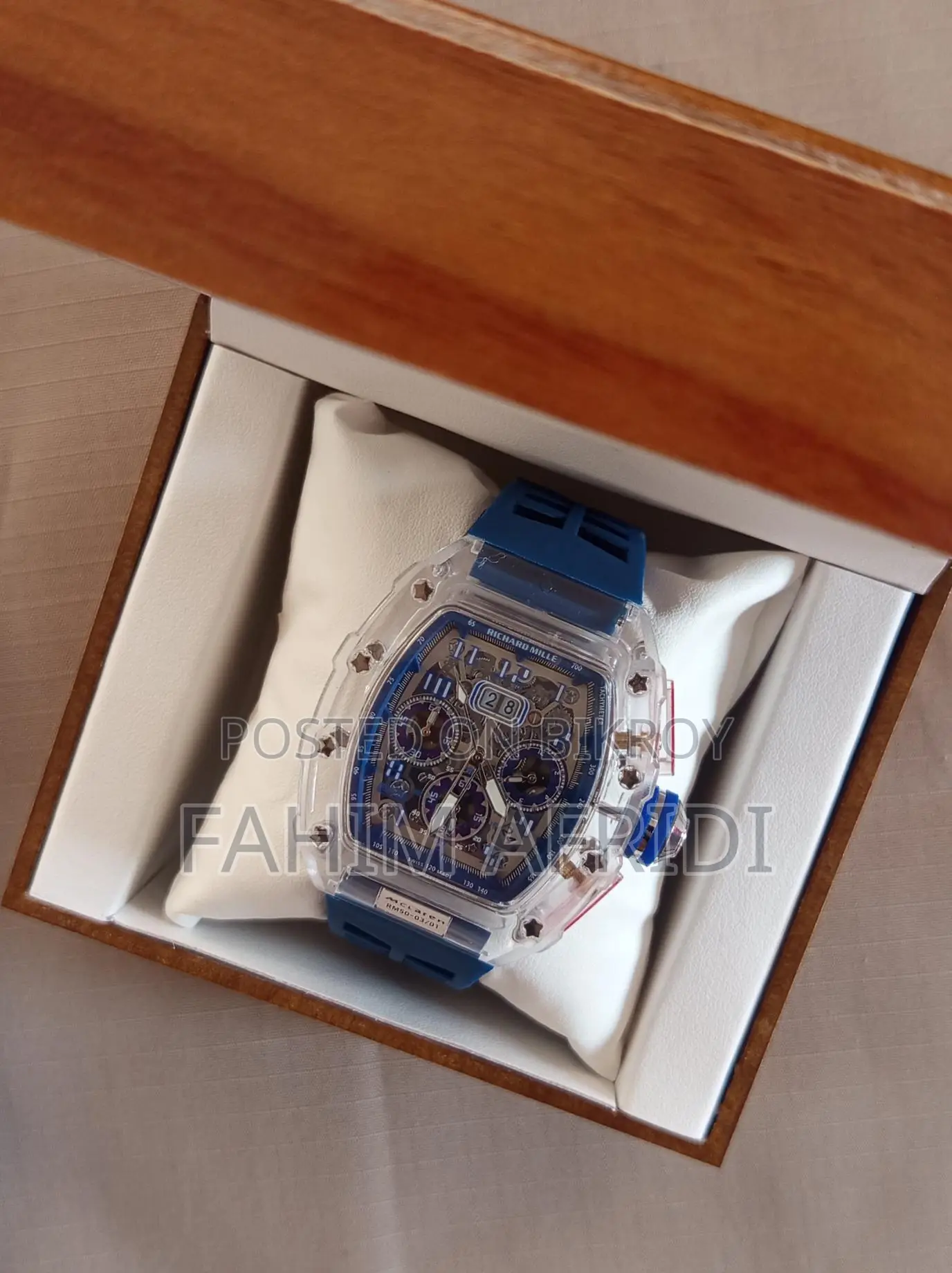 Premium Richard Mille Style Transparent Sport Watch