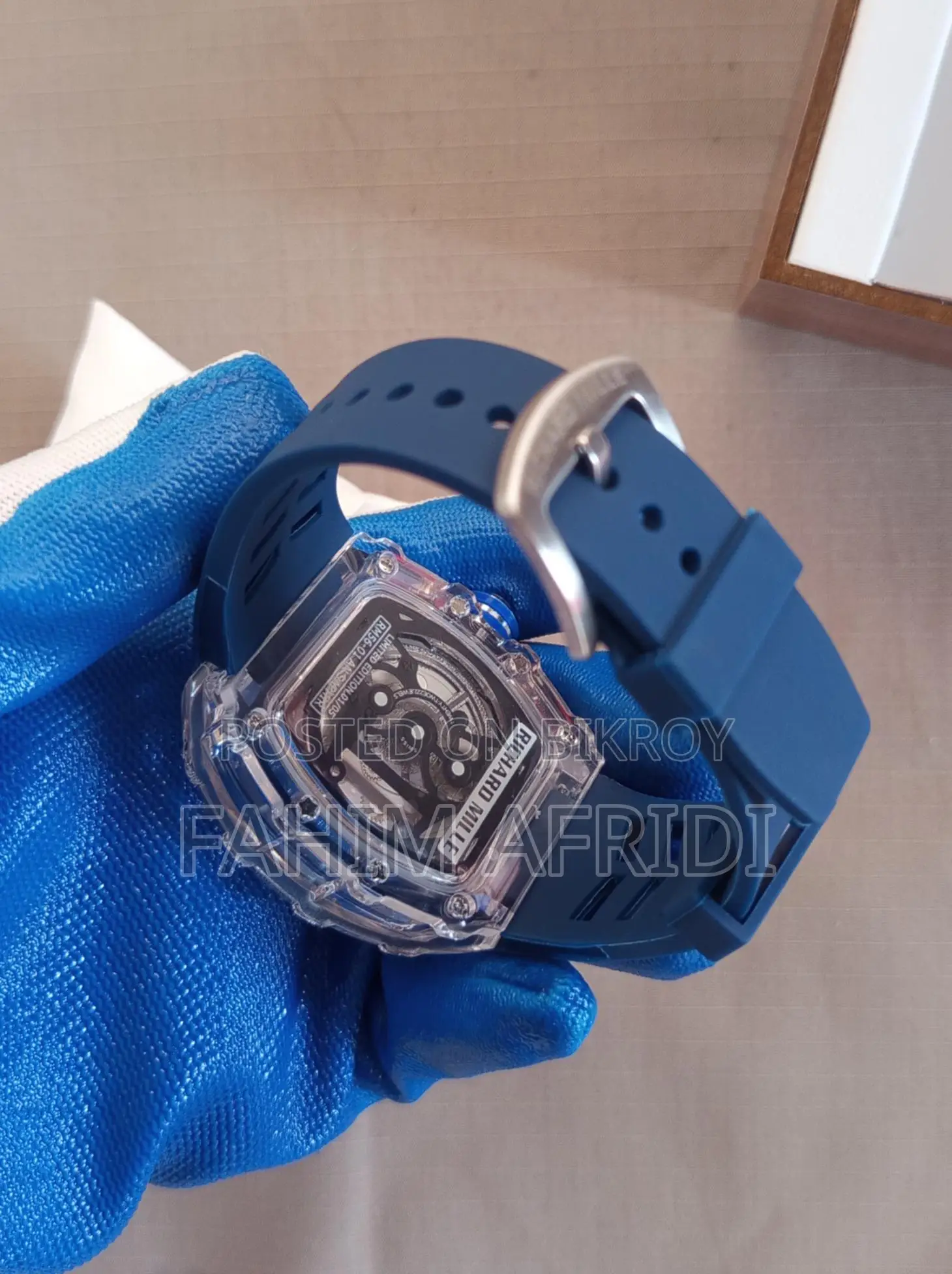 Premium Richard Mille Style Transparent Sport Watch