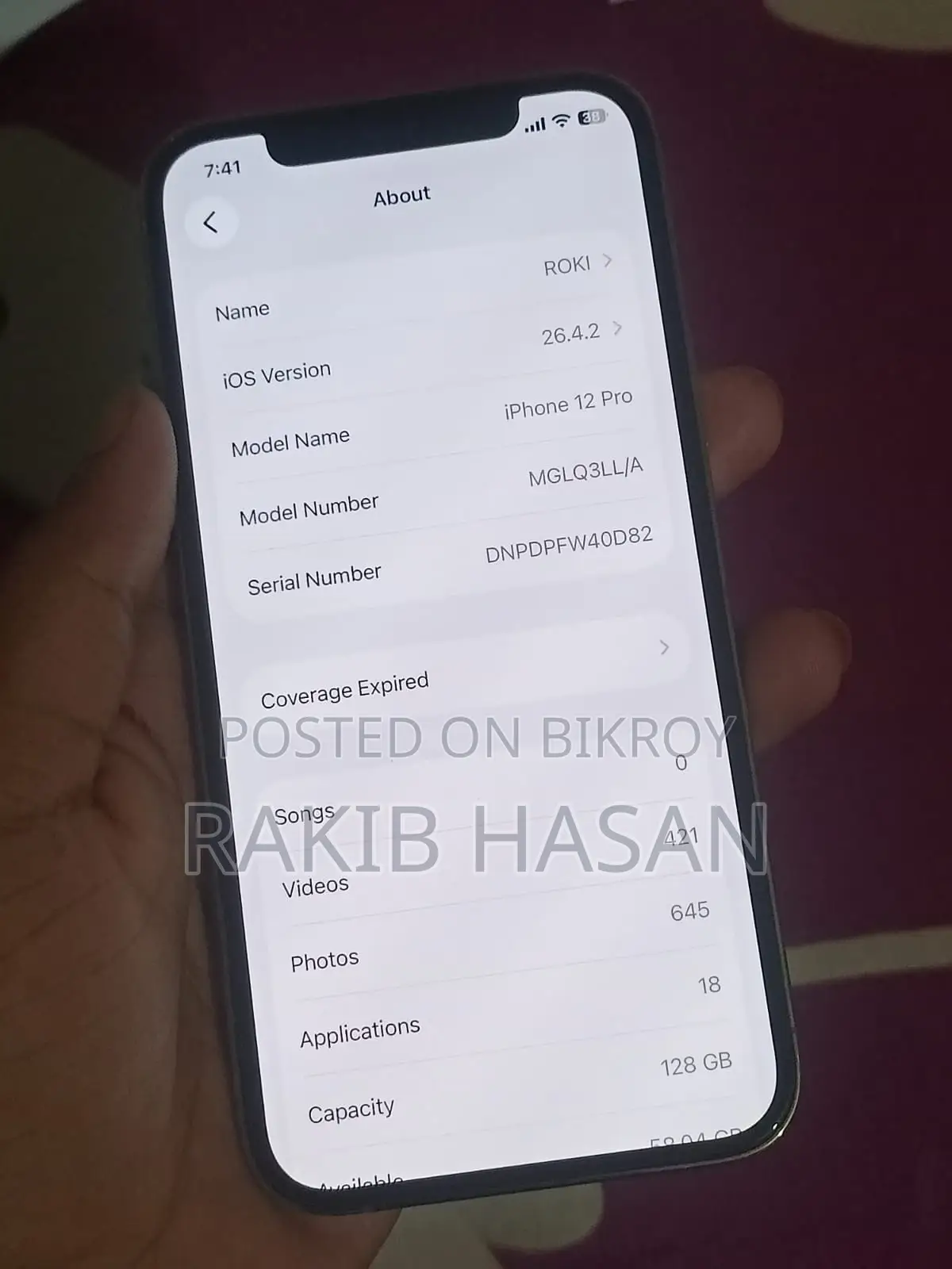 Apple iPhone 12 Pro 128 GB Gold