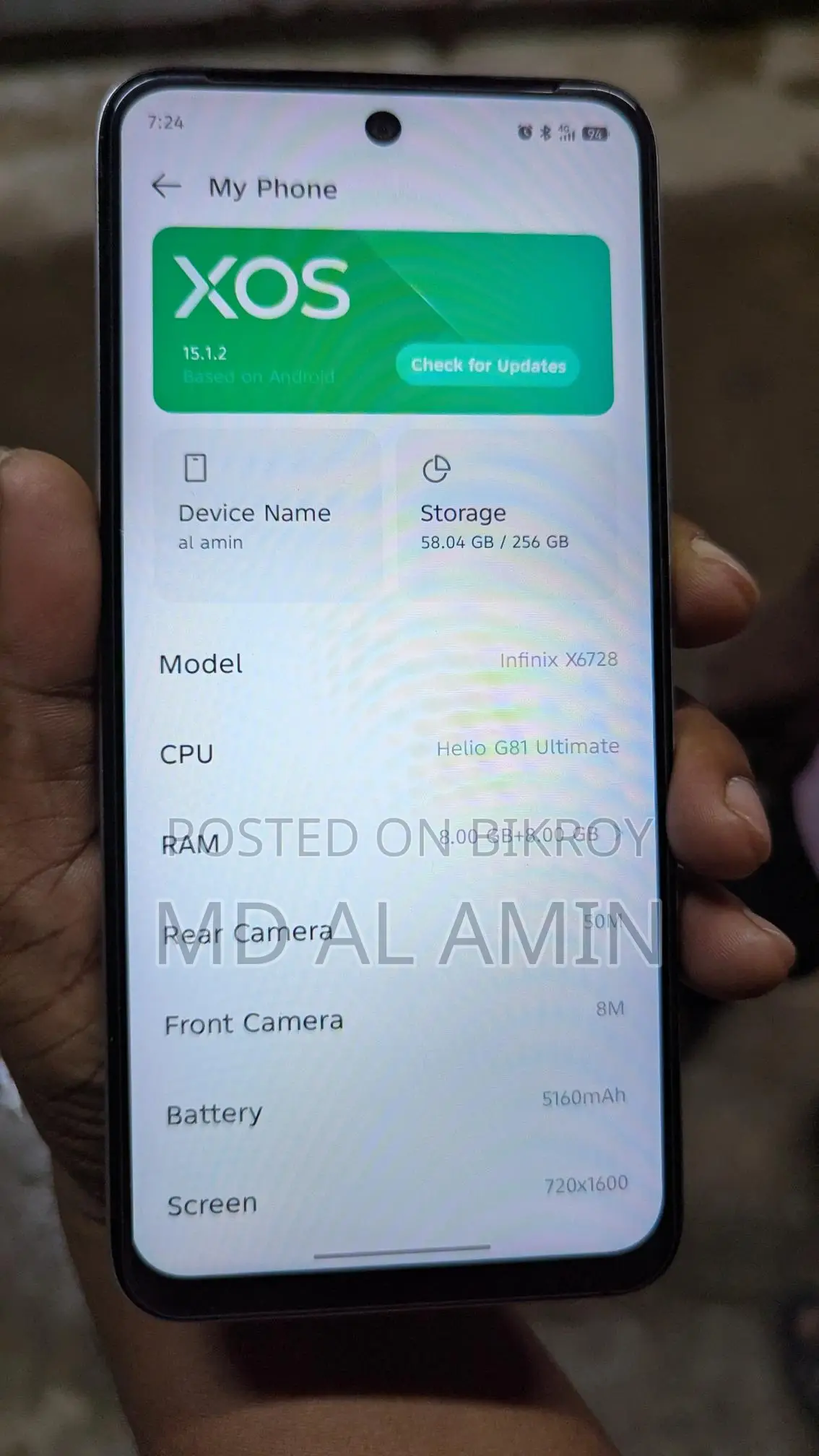 Infinix Smart 10 plus (Used)