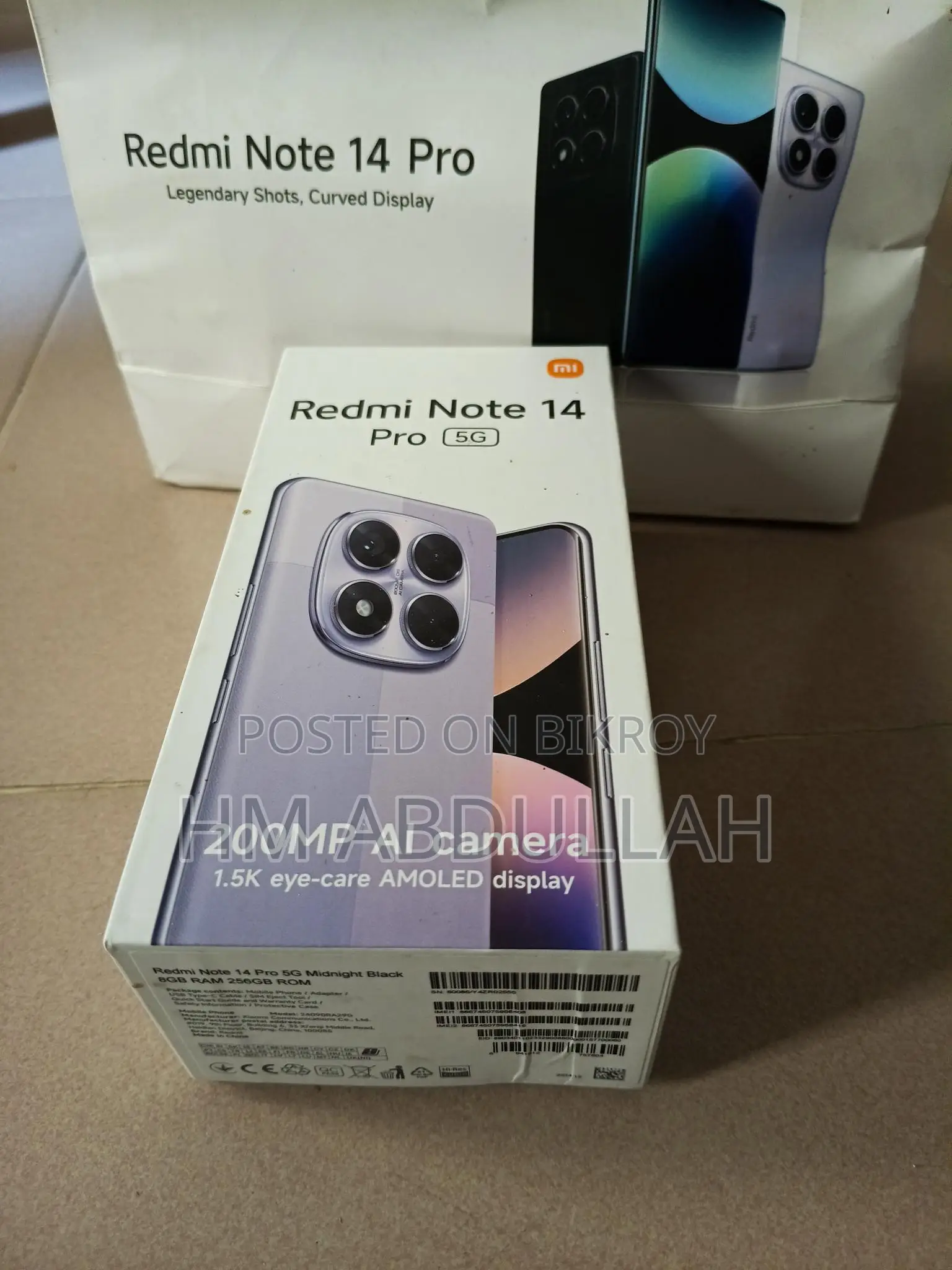 Xiaomi Redmi Note 14 pro global (Used)