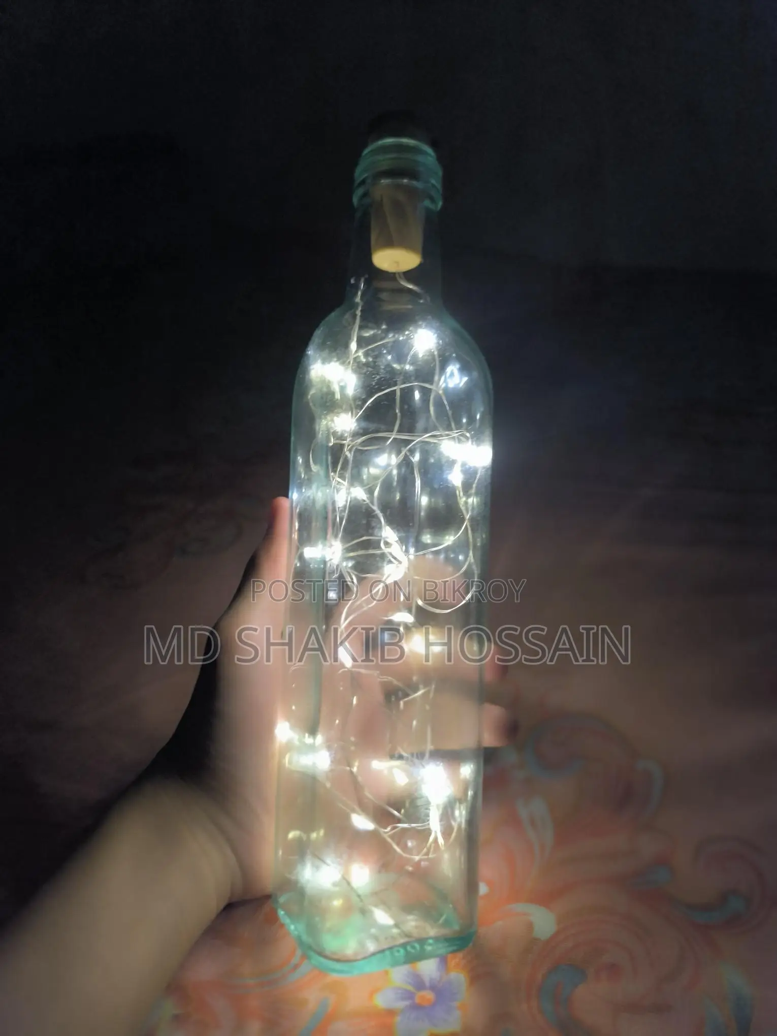 Decorative Glass Bottle LED Light