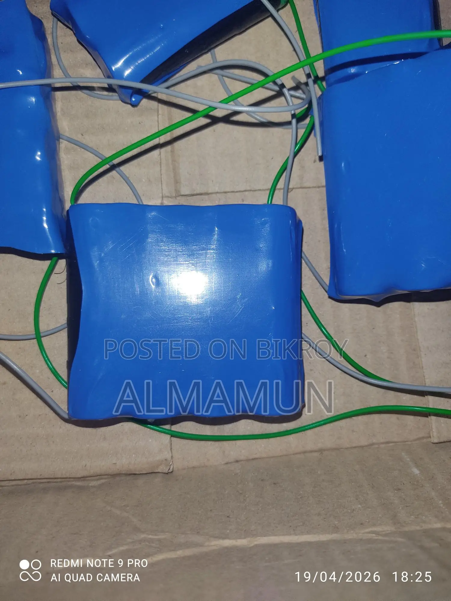 Rechargeable 12V Battery Pack for DC Fan/Light
