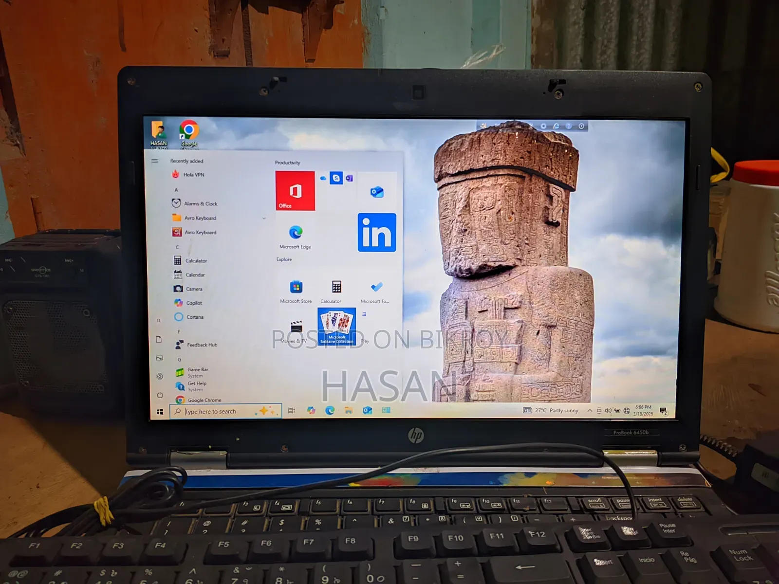 Laptop HP ProBook 6450b 4GB Intel Core I5 HDD 500GB
