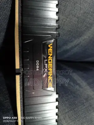 RAM DDR4 Vengeance 8GB, 3200MHz. Full Fresh Condition