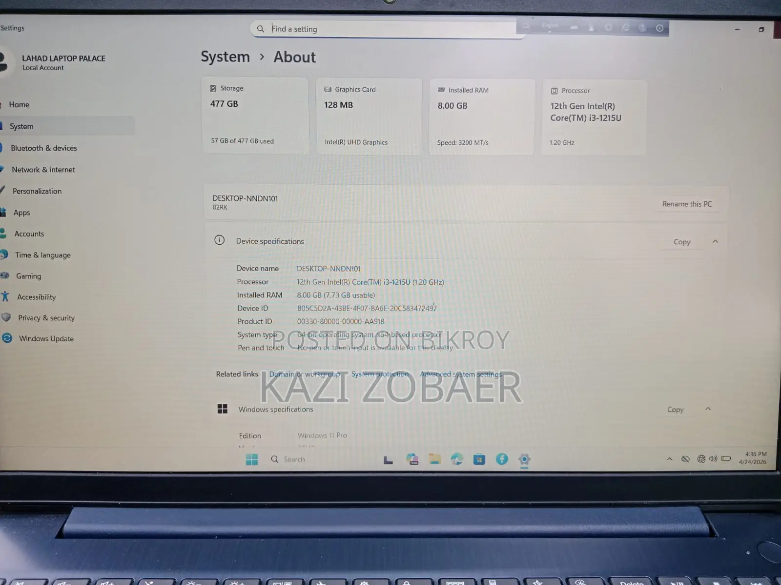 Lenovo Laptop for Sale