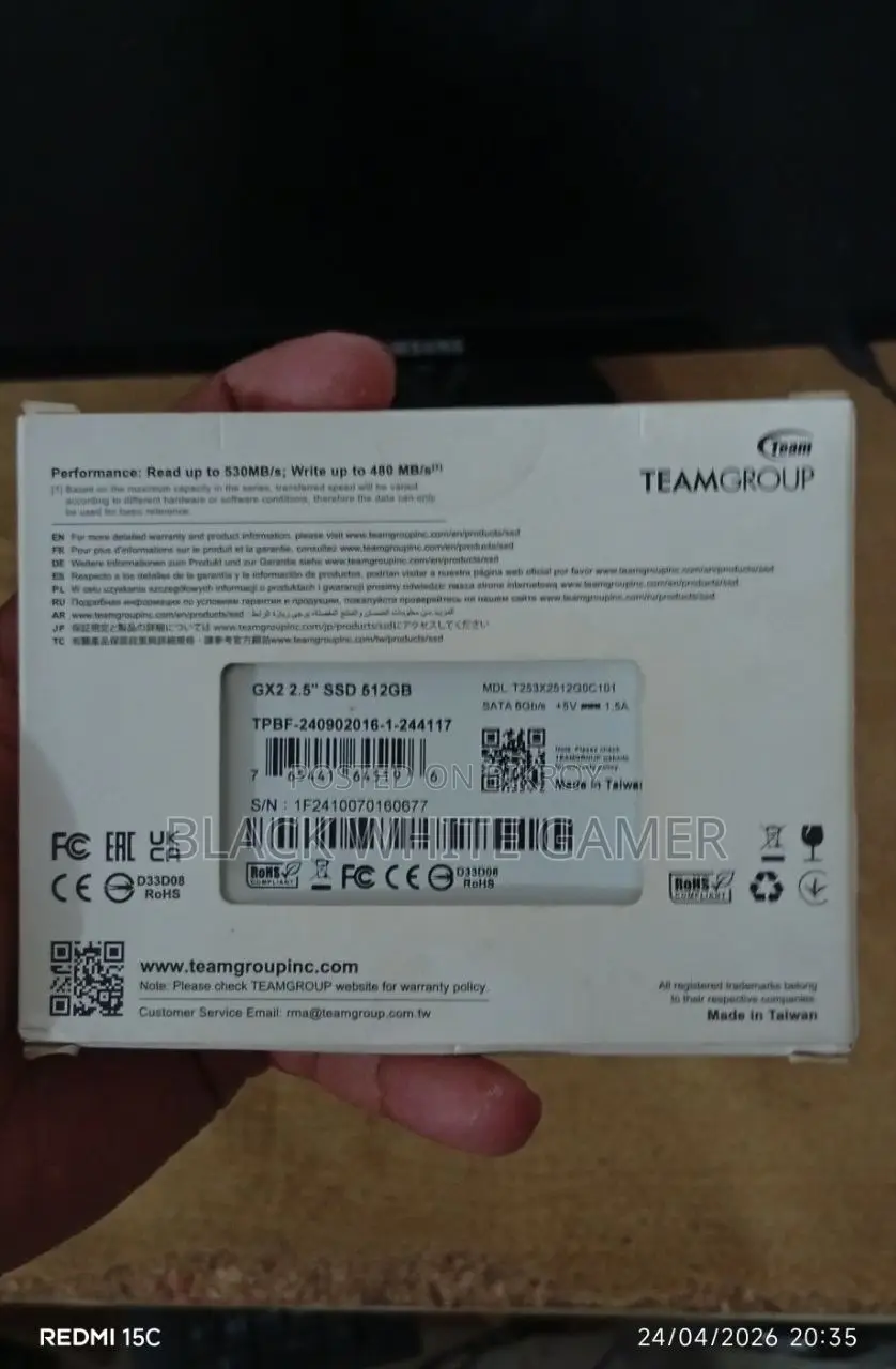 Teamgroup GX2 512GB SATA SSD