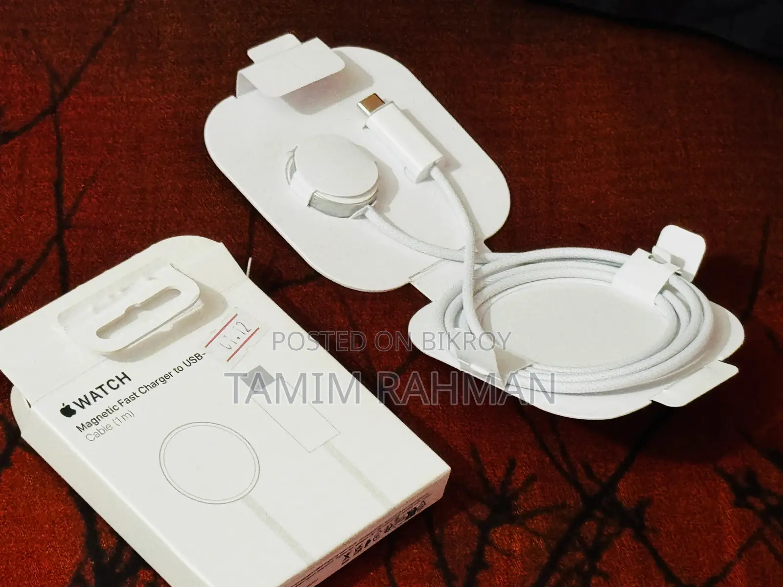 Apple watch original wireless charger with 6 month guaranty