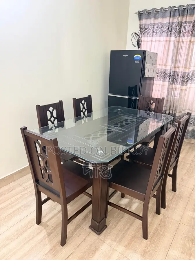 ৬ সিটের ডাইনিং টেবিল-চেয়ার সেট / 6 Seat Dining Set