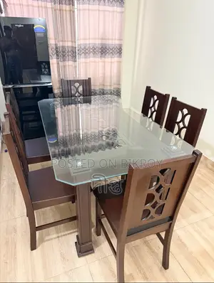 ৬ সিটের ডাইনিং টেবিল-চেয়ার সেট / 6 Seat Dining Set