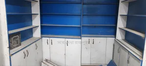 Four Original Vivo Shop Racks, Backside in Fresh Condition