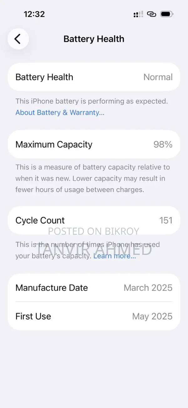 Apple iPhone 15 ( 128 ) (Used)