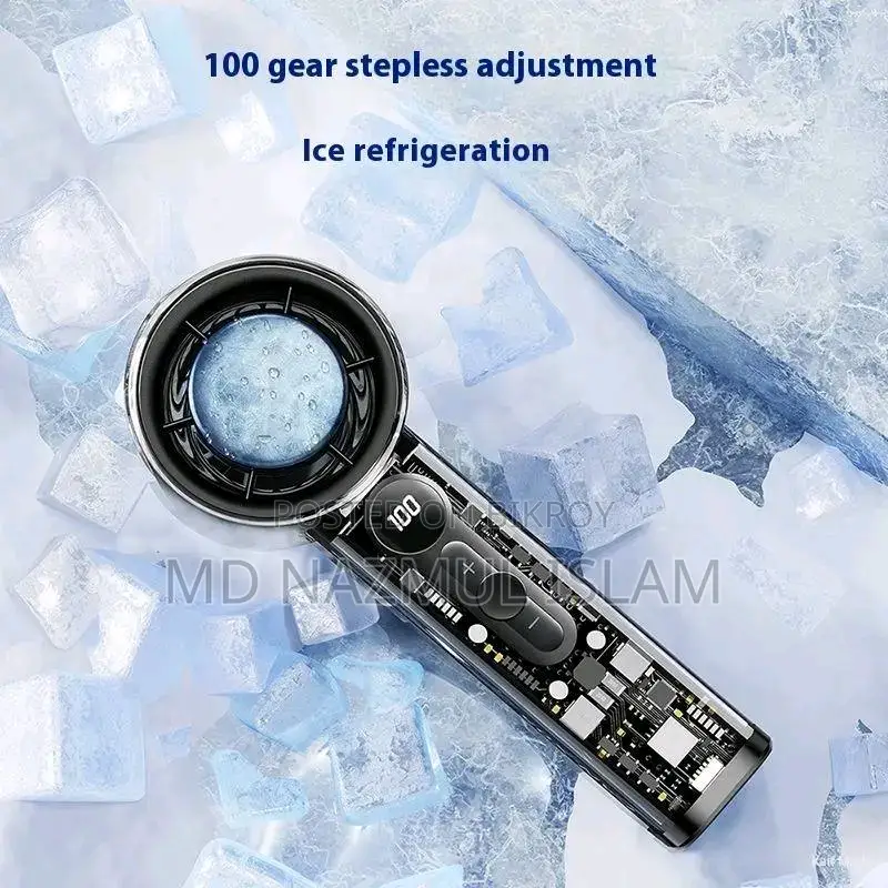 High-Speed Turbo Cooling Fan X05 - Portable & Rechargeable