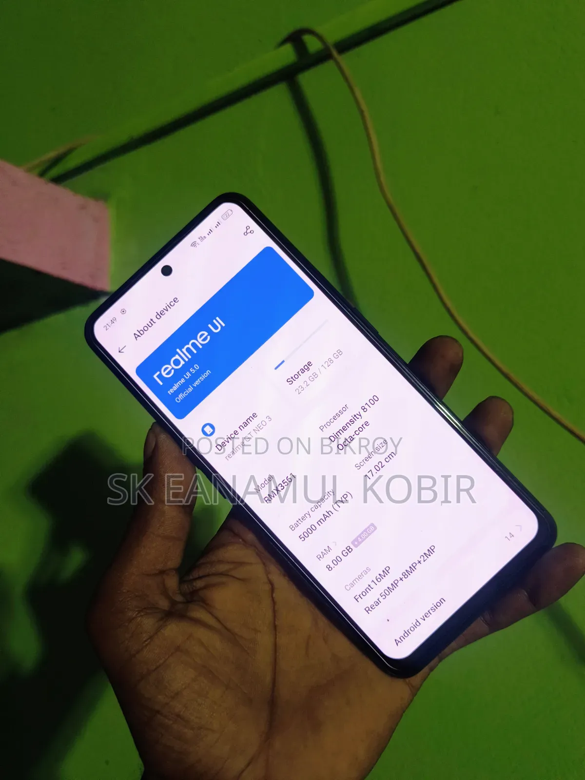 Realme GT Neo 3 128 GB White