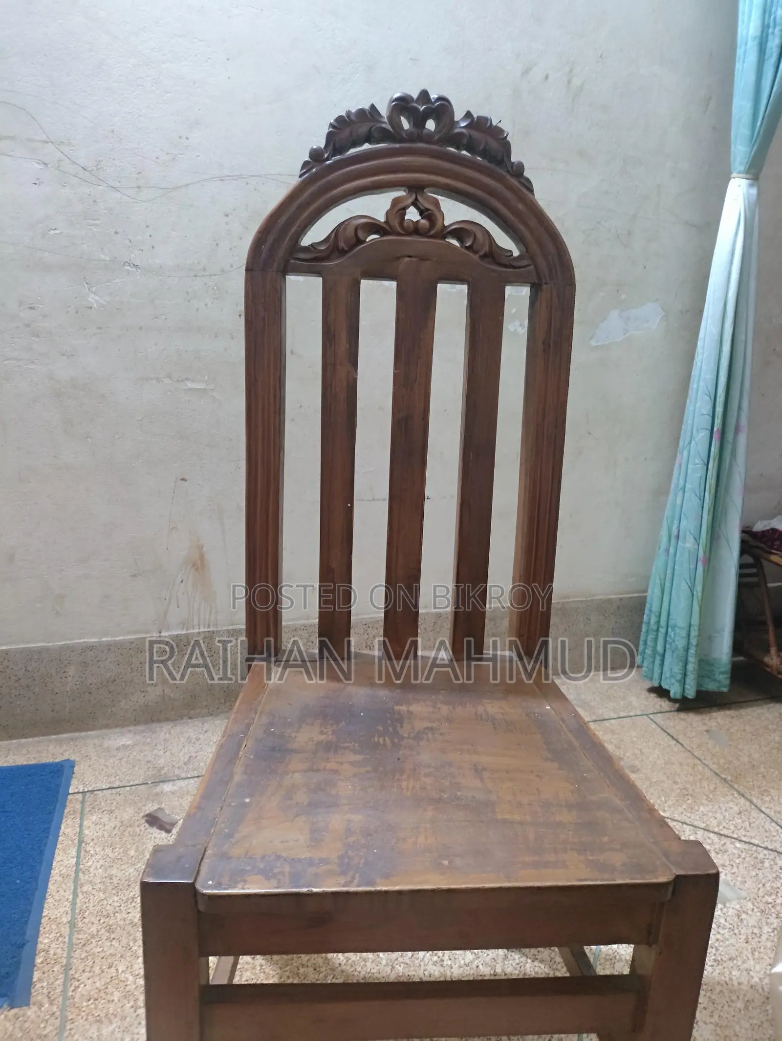 Sturdy Teak Wood Dining Set