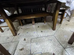 Sturdy Teak Wood Dining Set