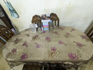 Sturdy Teak Wood Dining Set