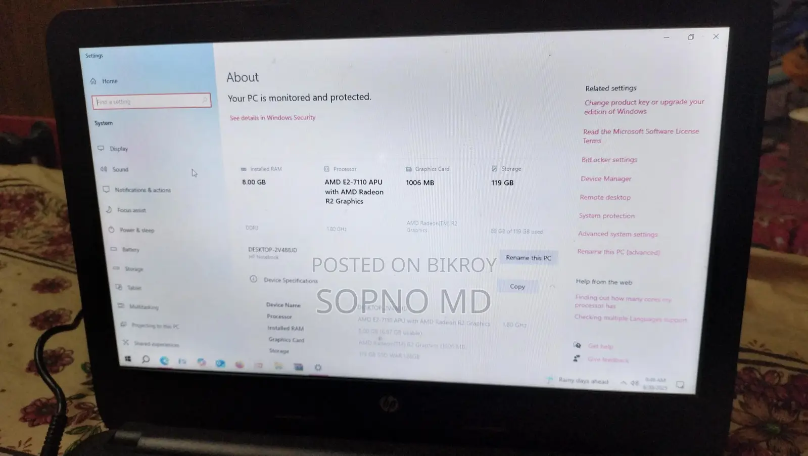 Laptop For Sale