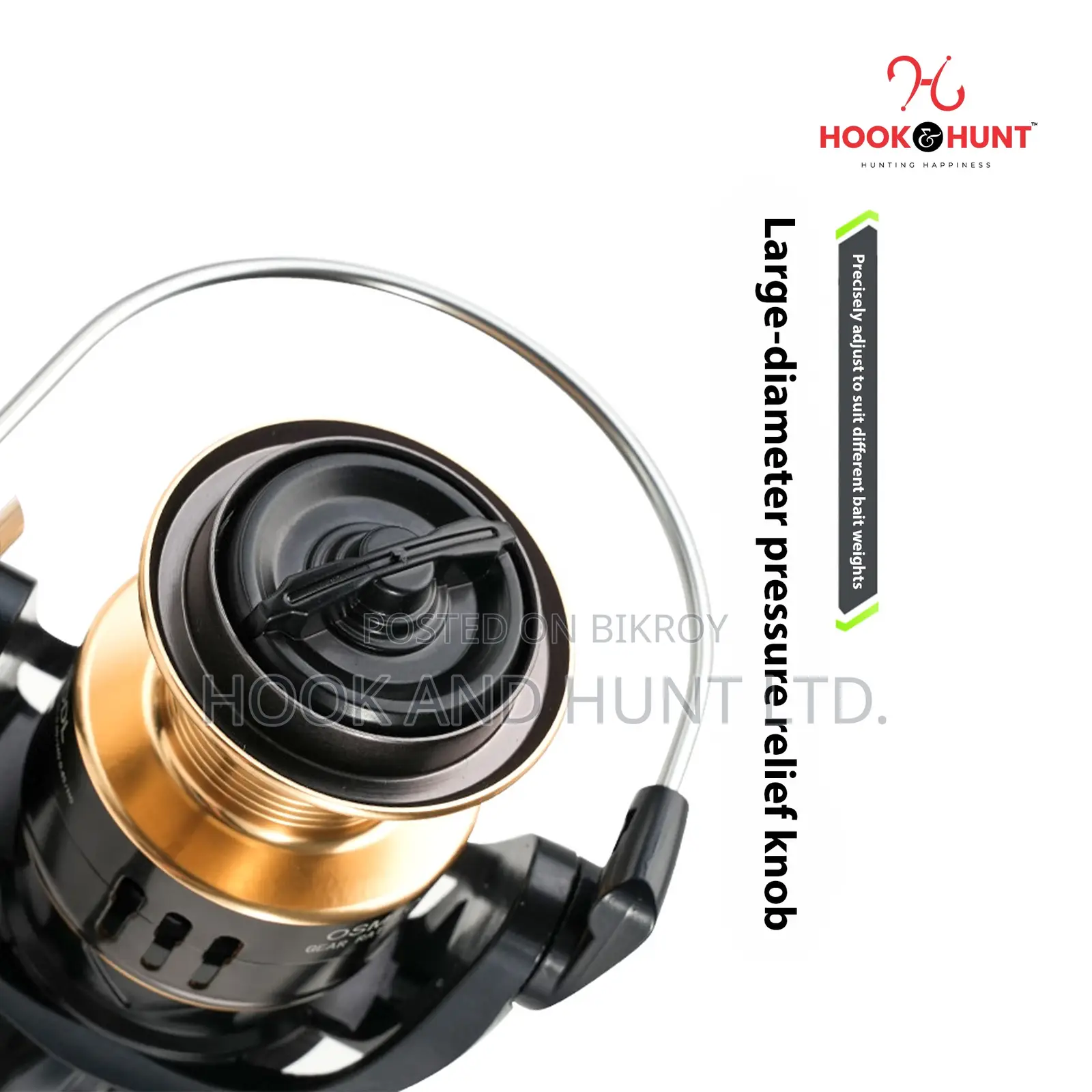 OSM Full Metal Spinning Reel 1000–7000 Series