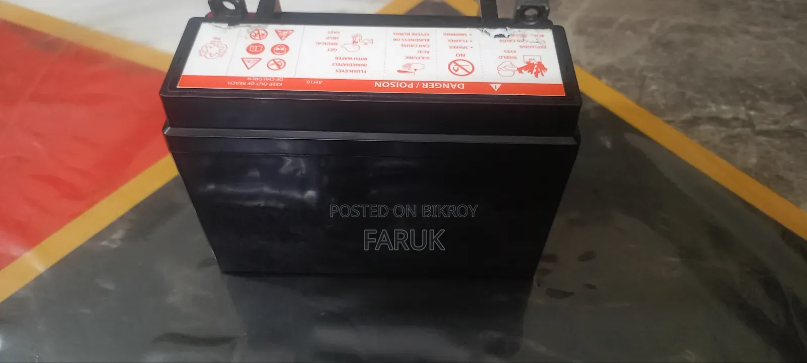 মোটরসাইকেলের ব্যাটারী