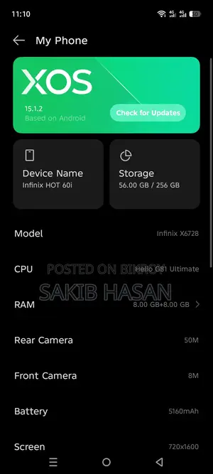 Infinix Hot 60i (Used)