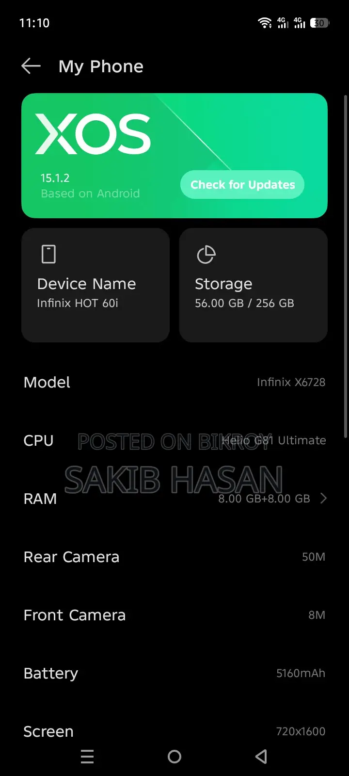 Infinix Hot 60i (Used)