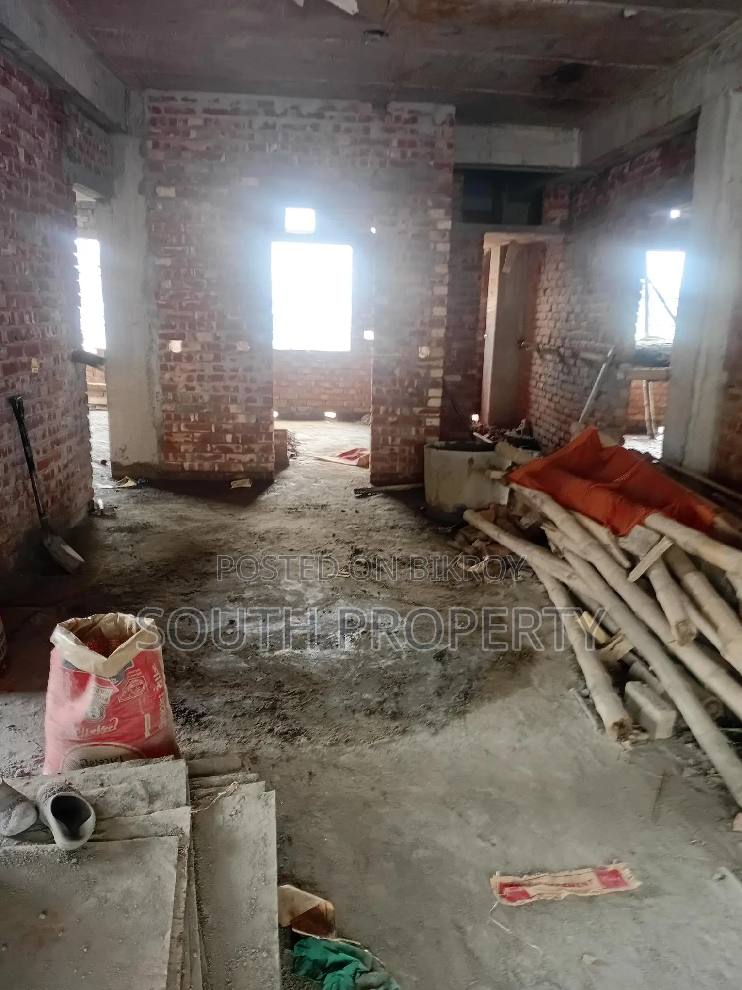 Almost ready 1400 sft flat for sale at Khilgaon B block