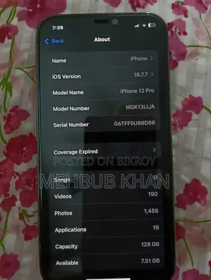 Apple iPhone 12 Pro 128 GB Gray