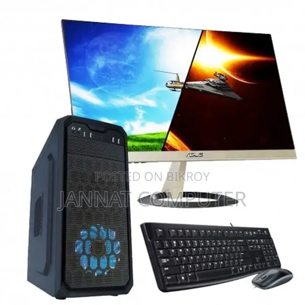 নতুন 6th Zen. কোর_i3+RAM 4GB+HDD 1000GB+ssd 128GB+ASUS 19''LED