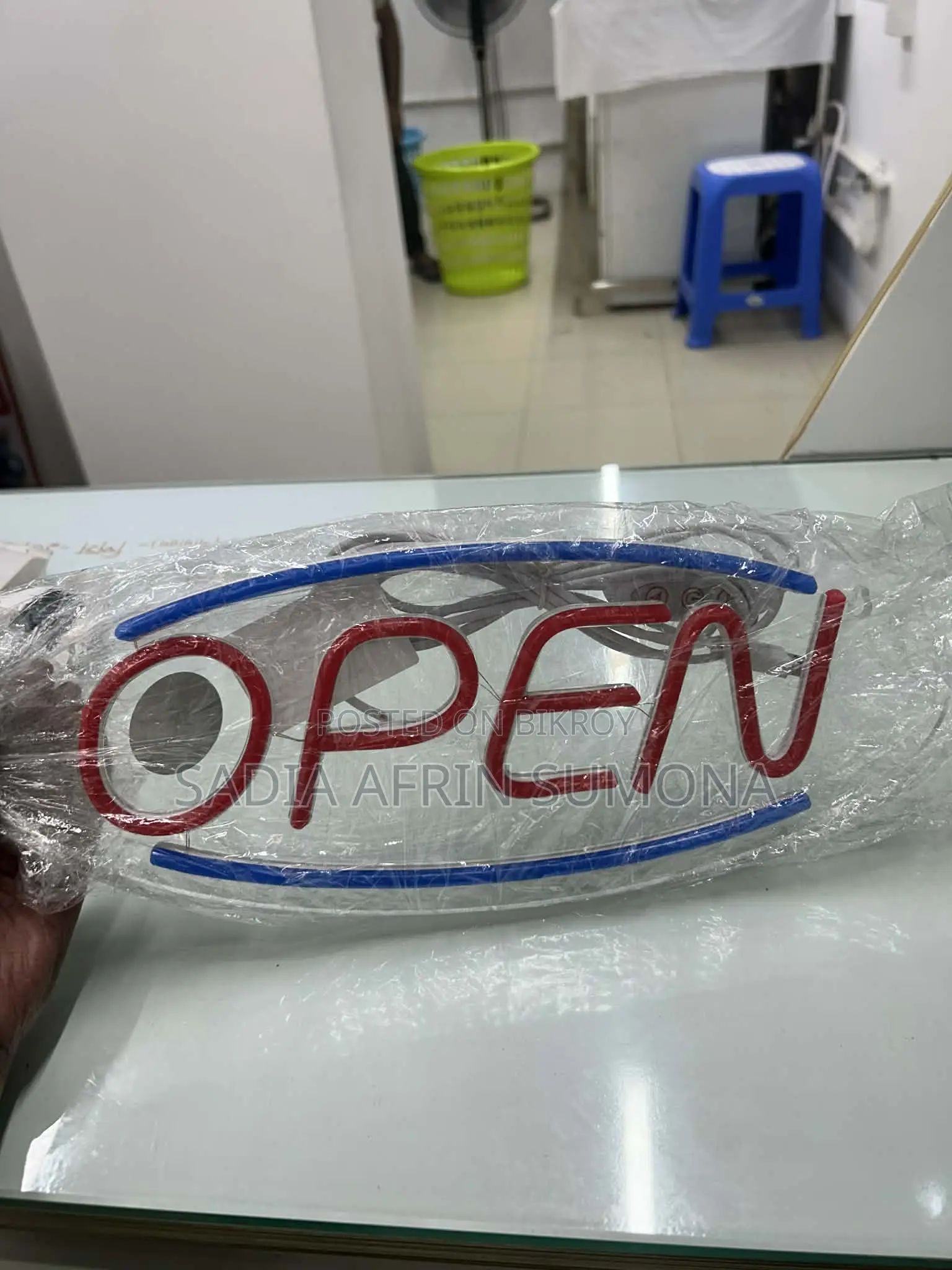 LED Neon "OPEN" Sign Board for Shop/Restaurant