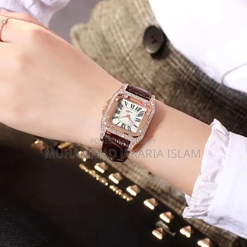 Square Luxury Diamond Women's Watch