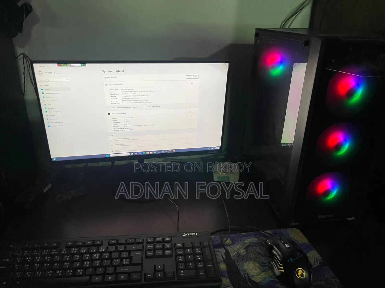 Intel Core i5 PC Setup